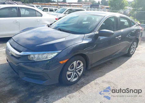 2016 Honda Civic Lx из США, поврежденный, VIN 19XFC2F57GE028802